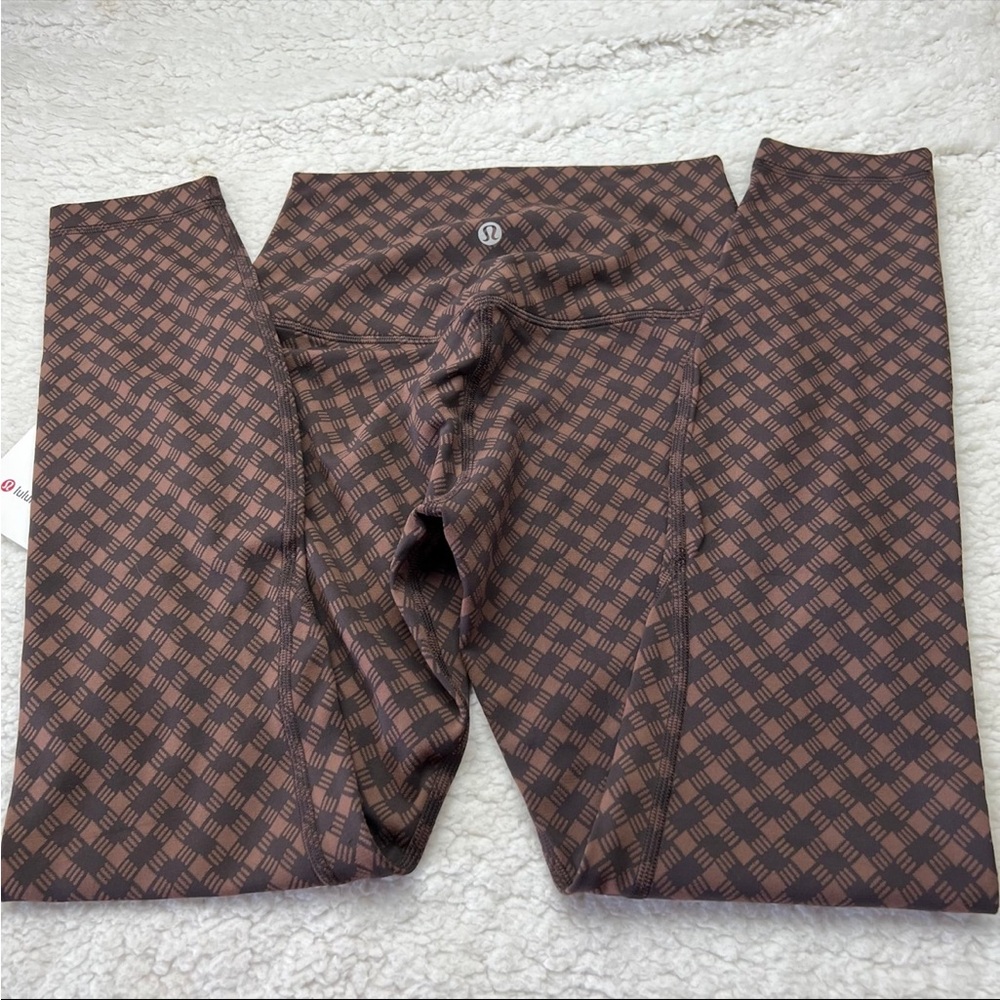 Lululemon Align Square Heart Jacquard Java Sequoi… - image 2